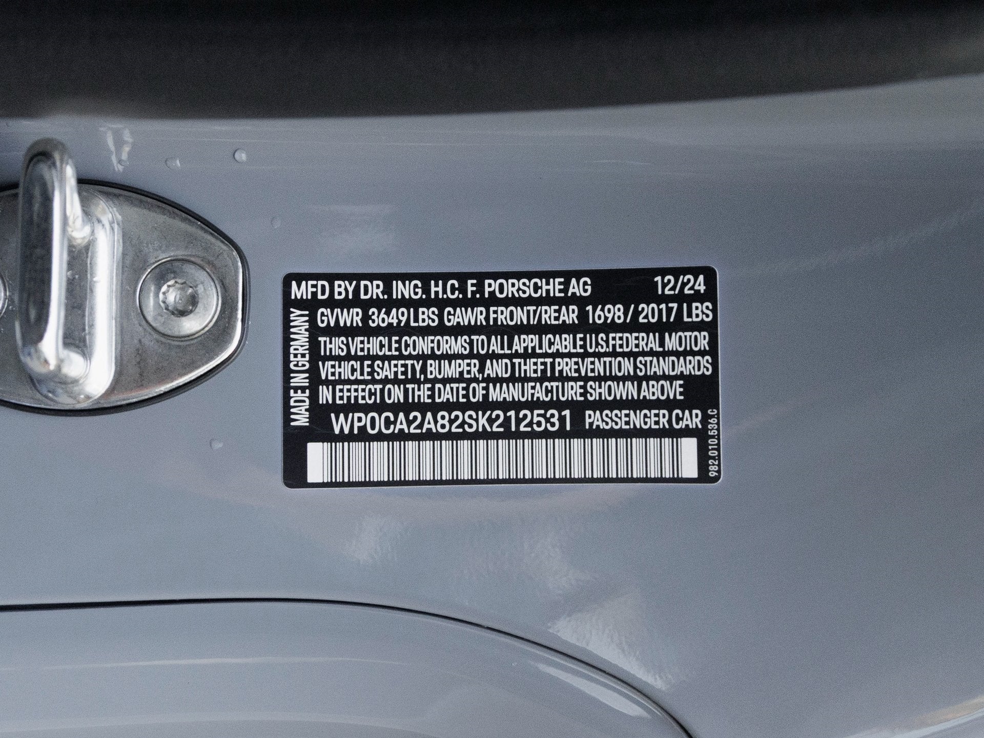 2025 Porsche 718 718 Boxster Style Edition