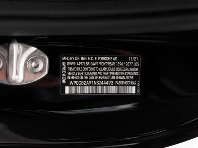 2022 Porsche 911 911 Carrera S Cabriolet (MY22)