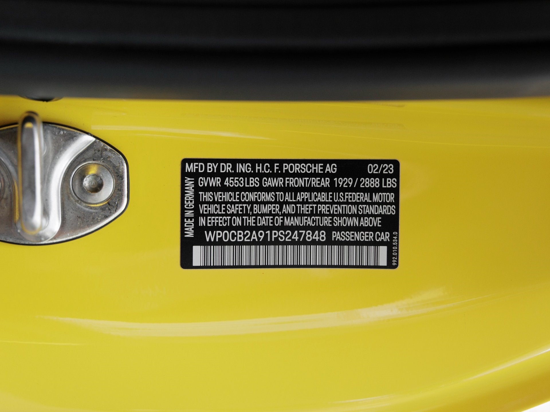 2023 Porsche 911 911 Carrera 4 GTS Cabriolet (MY23)