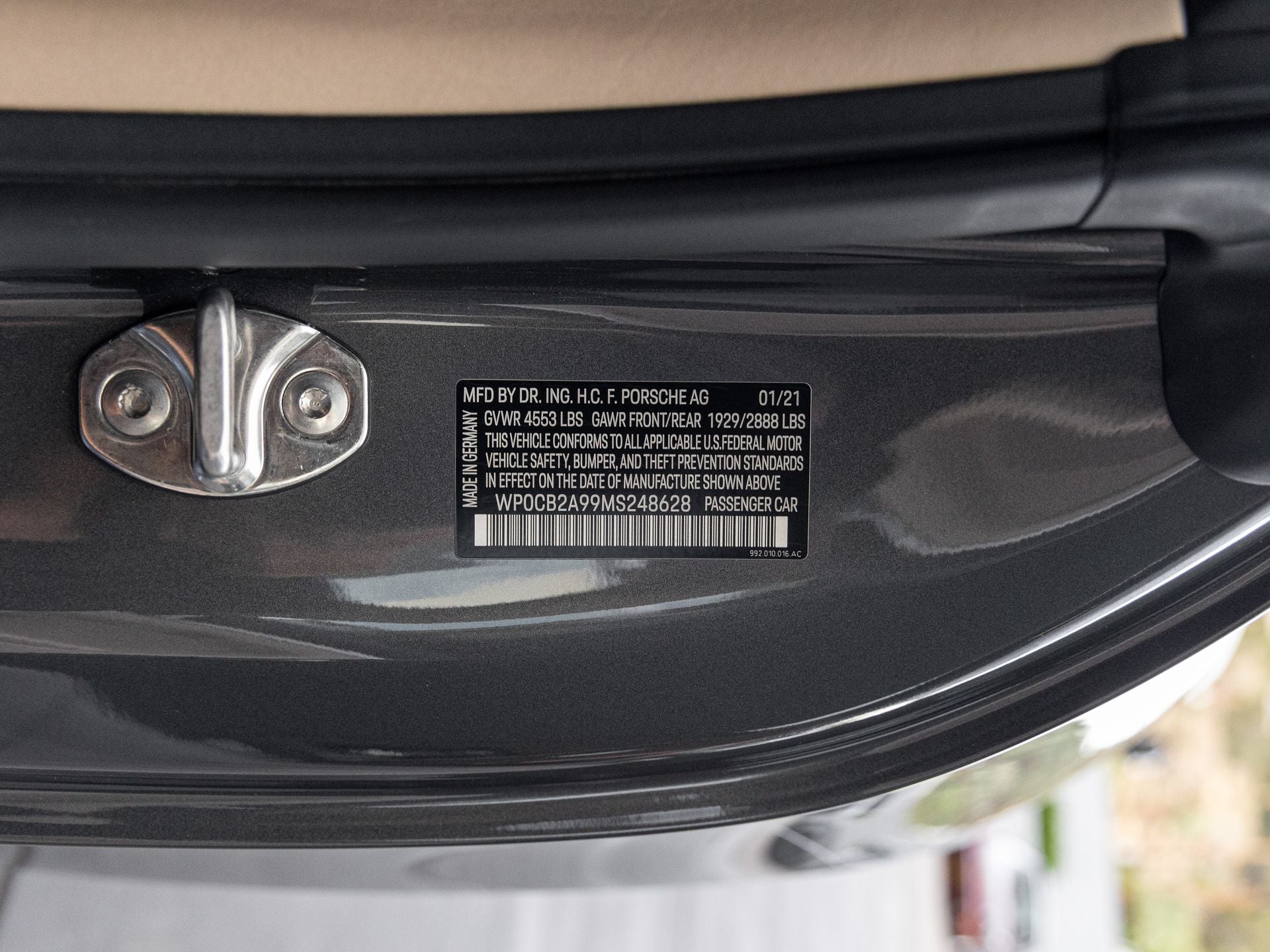 2021 Porsche 911 911 Carrera 4S Cabriolet (MY21)