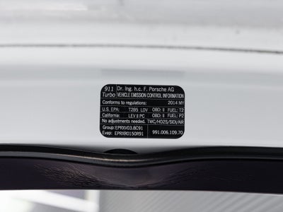2014 Porsche 911 911 Turbo Cabriolet