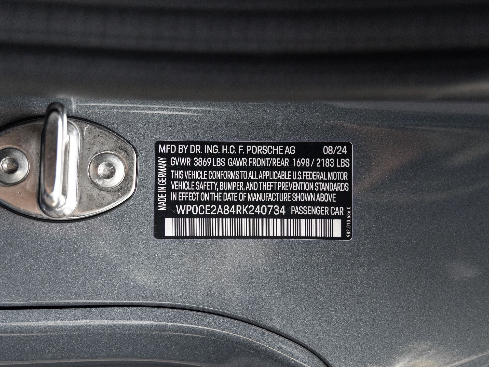 2024 Porsche 718 Spyder RS