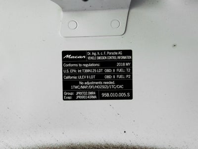 2018 Porsche Macan Macan