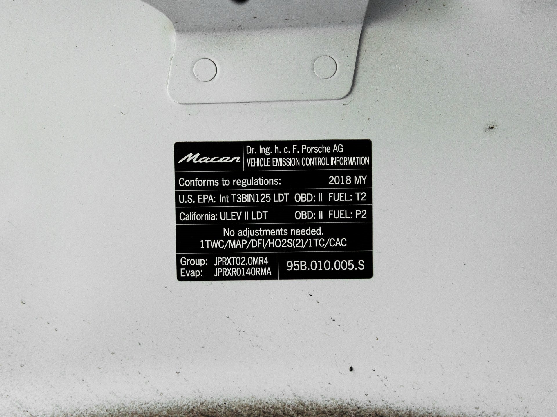 2018 Porsche Macan Macan