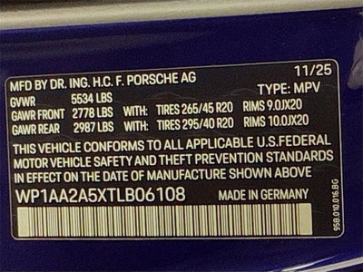 2026 Porsche Macan Macan