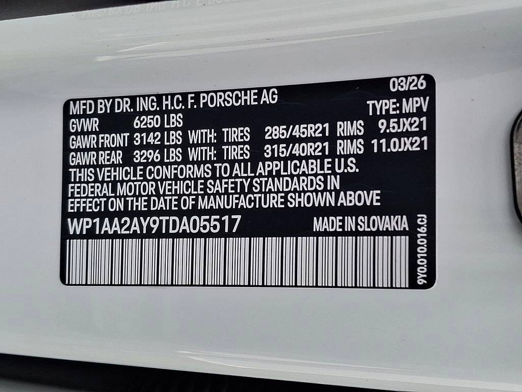 2026 Porsche Cayenne Base