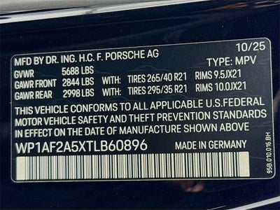 2026 Porsche Macan Macan GTS