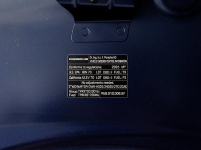 2026 Porsche Macan Macan S