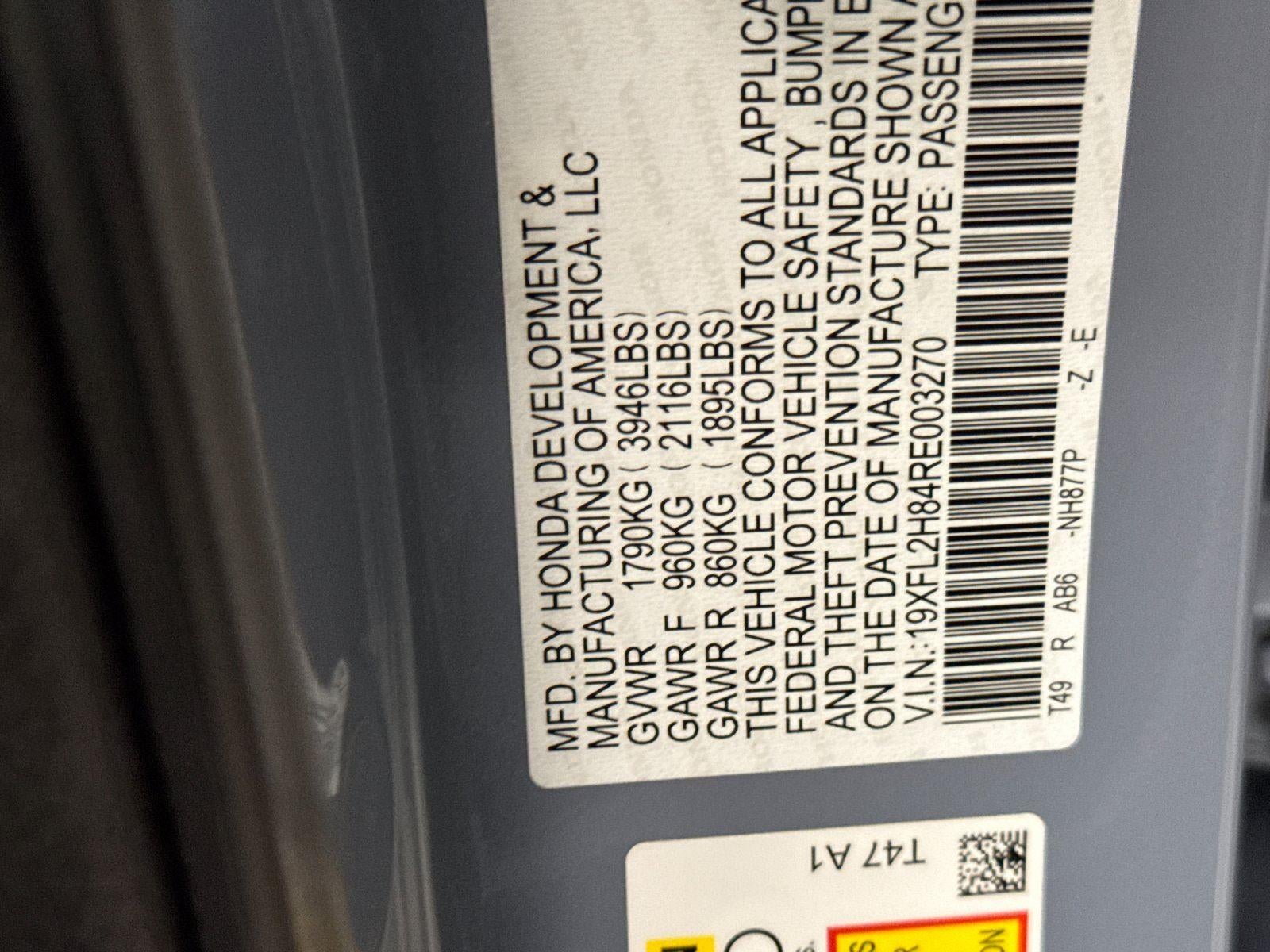 2024 Honda Civic Sport