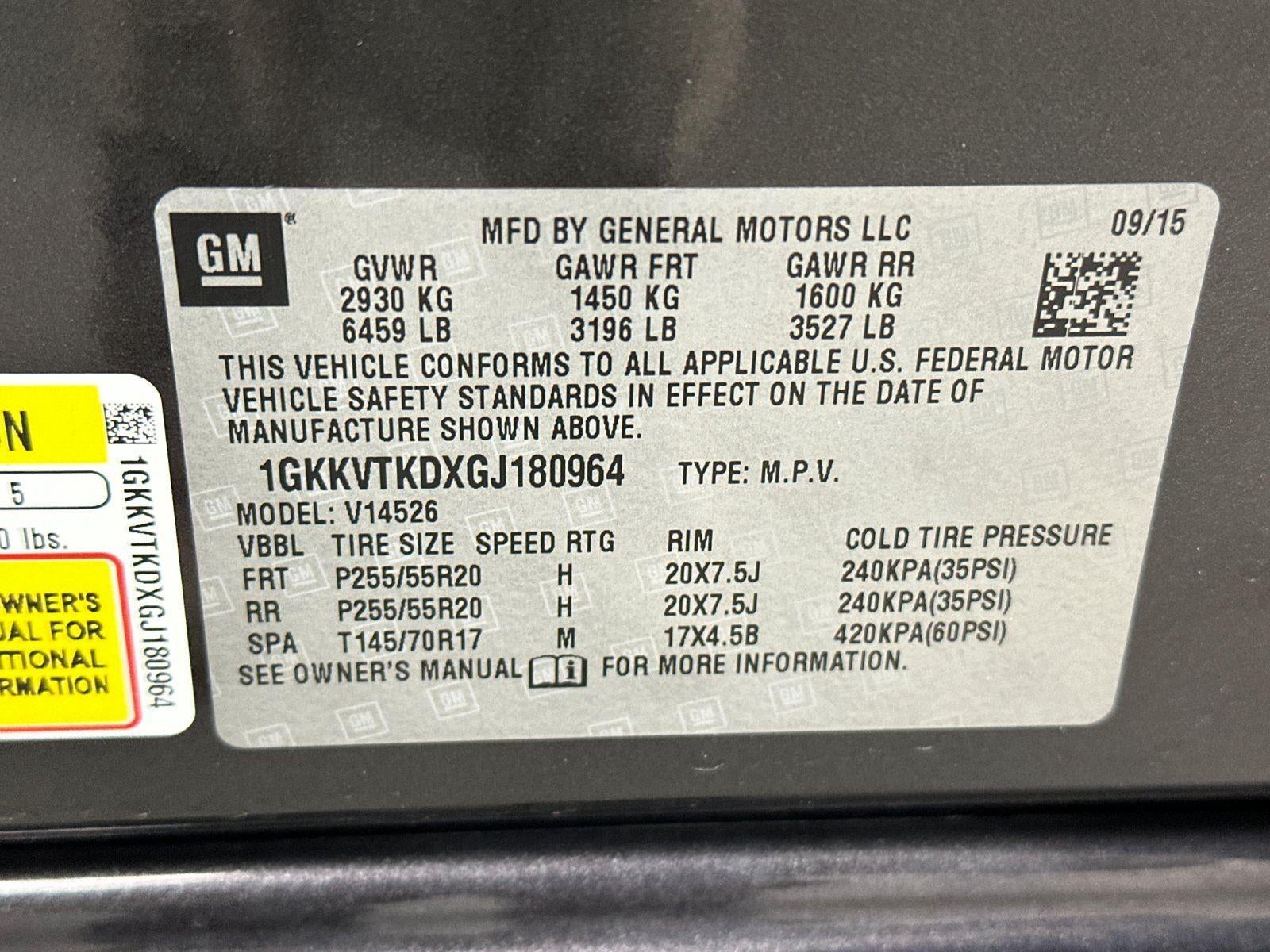 2016 GMC Acadia Denali
