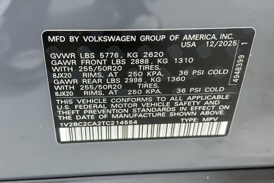 2026 Volkswagen Atlas Cross Sport 2.0T SEL