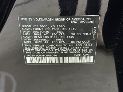 2026 Volkswagen Atlas 2.0T SEL