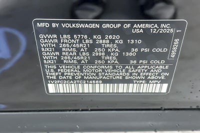 2026 Volkswagen Atlas Cross Sport 2.0T SEL Premium R-Line