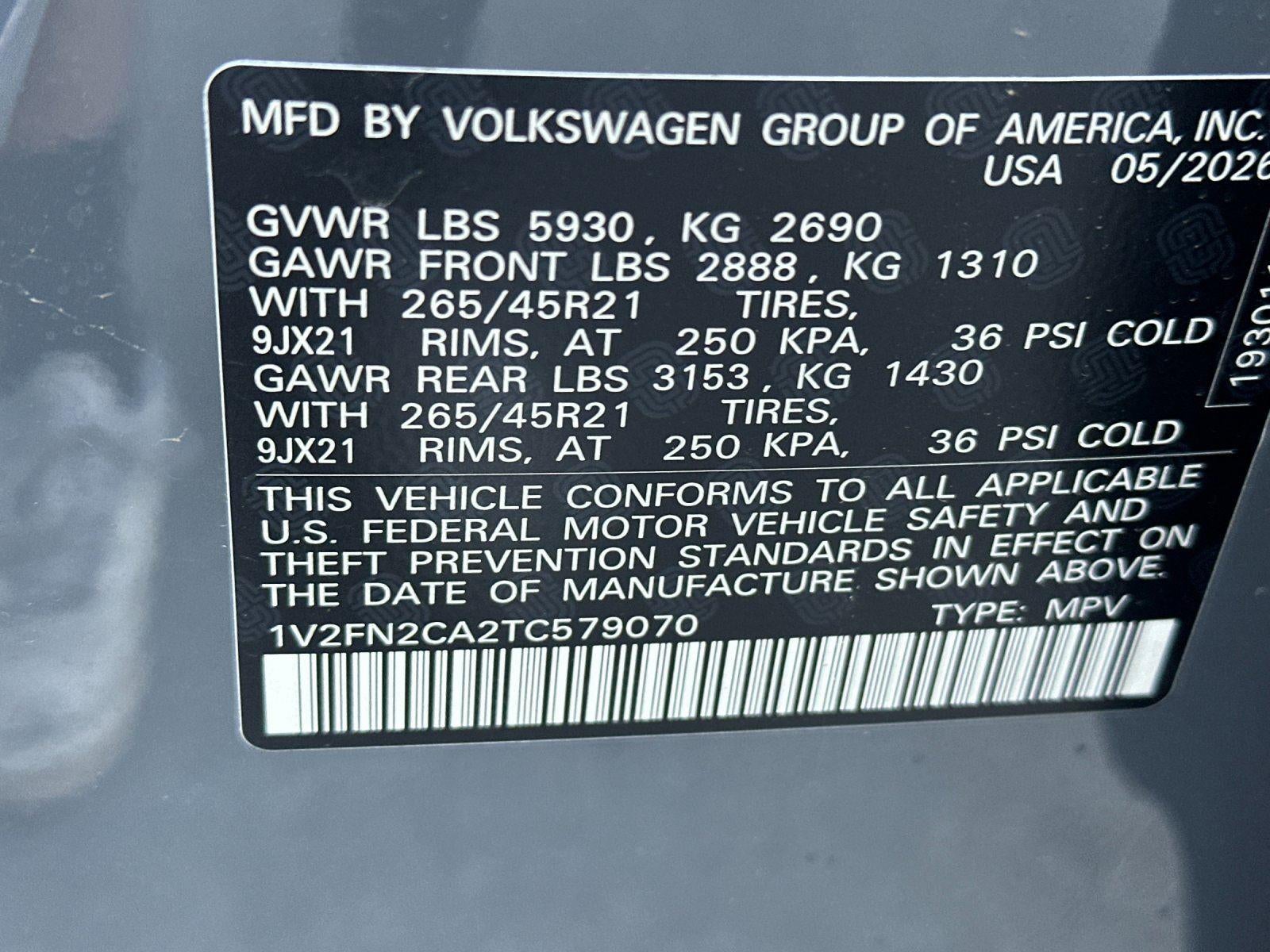 2026 Volkswagen Atlas 2.0T SEL Premium R-Line