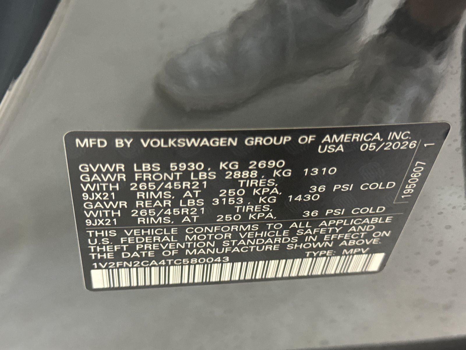 2026 Volkswagen Atlas 2.0T SEL Premium R-Line