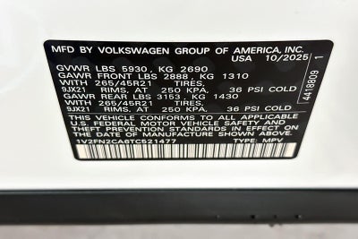 2026 Volkswagen Atlas 2.0T SEL Premium R-Line