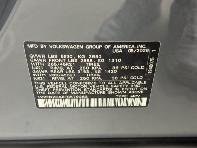 2026 Volkswagen Atlas 2.0T SEL Premium R-Line
