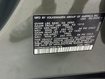 2026 Volkswagen Atlas 2.0T SEL Premium R-Line