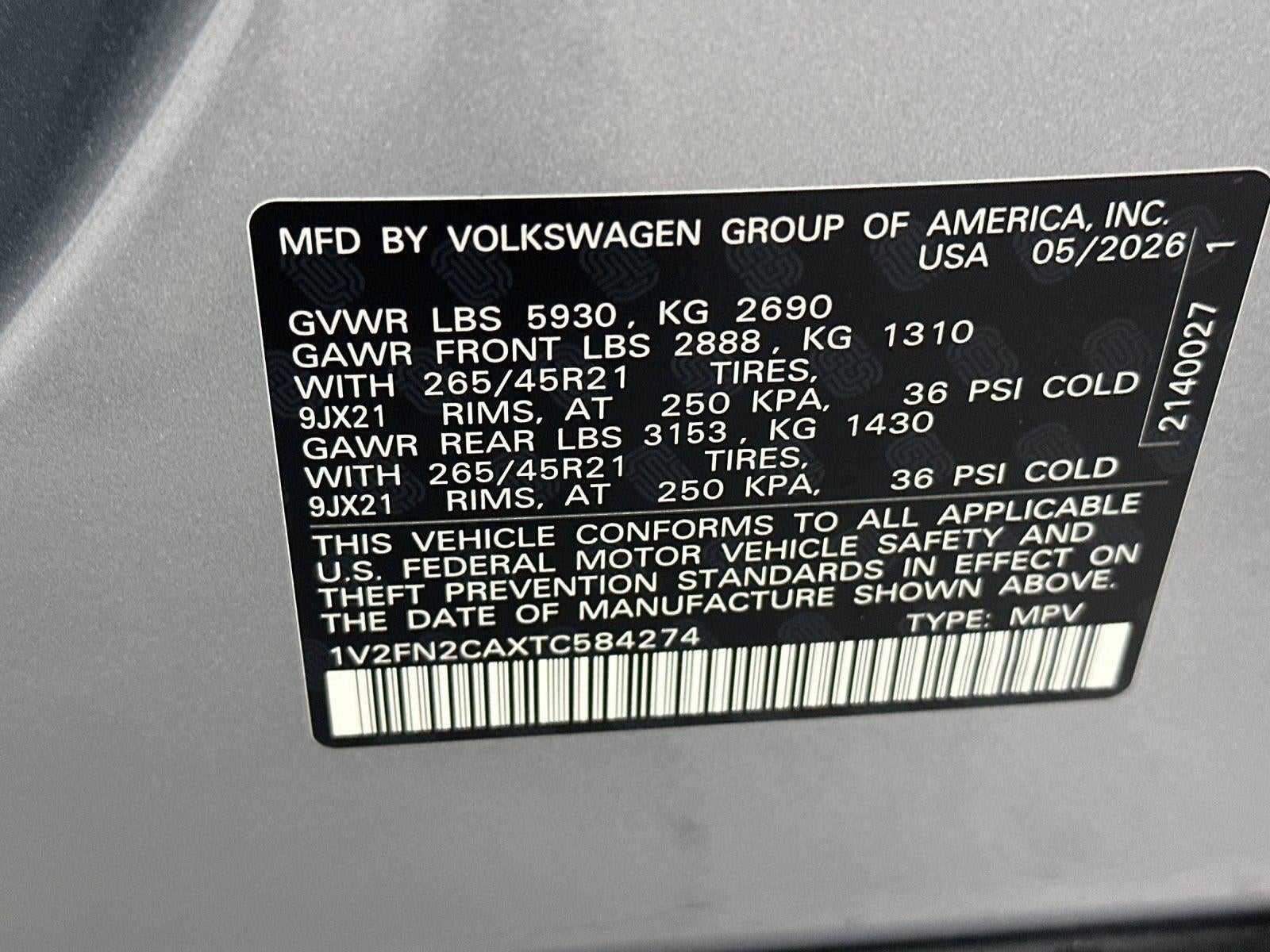 2026 Volkswagen Atlas 2.0T SEL Premium R-Line