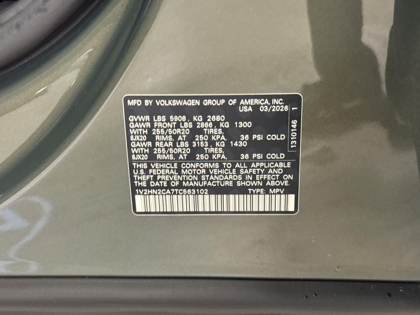 2026 Volkswagen Atlas 2.0T SE w/Technology