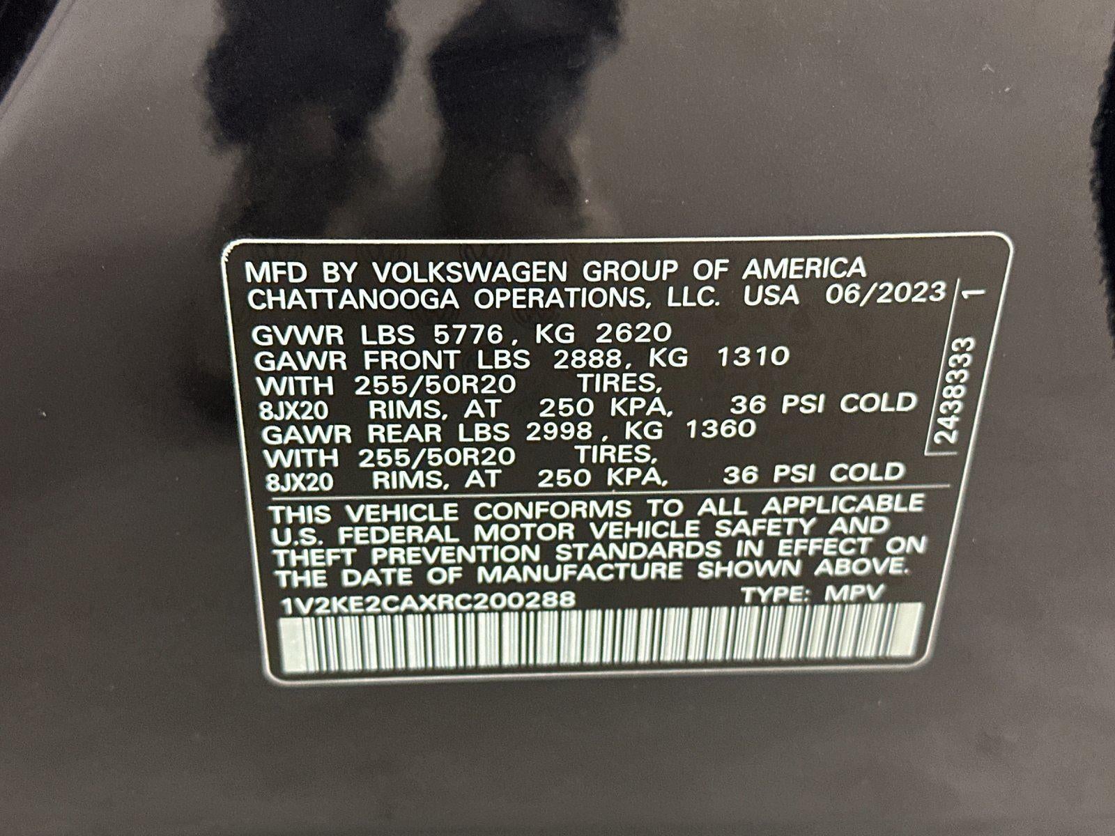 2024 Volkswagen Atlas Cross Sport 2.0T SE w/Technology