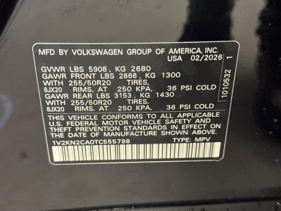 2026 Volkswagen Atlas 2.0T SE w/Technology