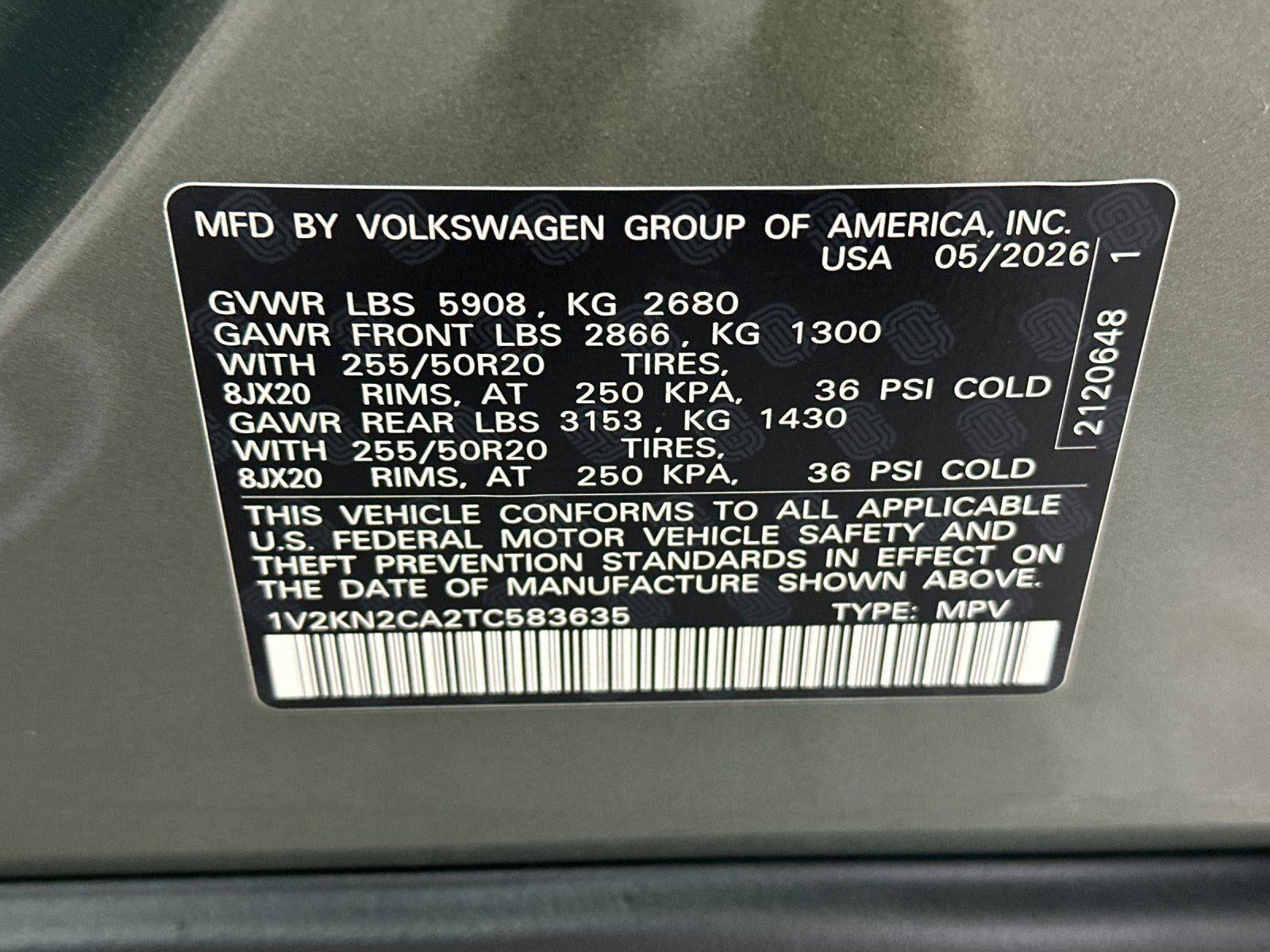 2026 Volkswagen Atlas 2.0T SE w/Technology
