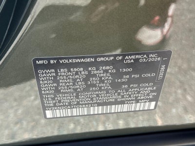 2026 Volkswagen Atlas 2.0T SE w/Technology