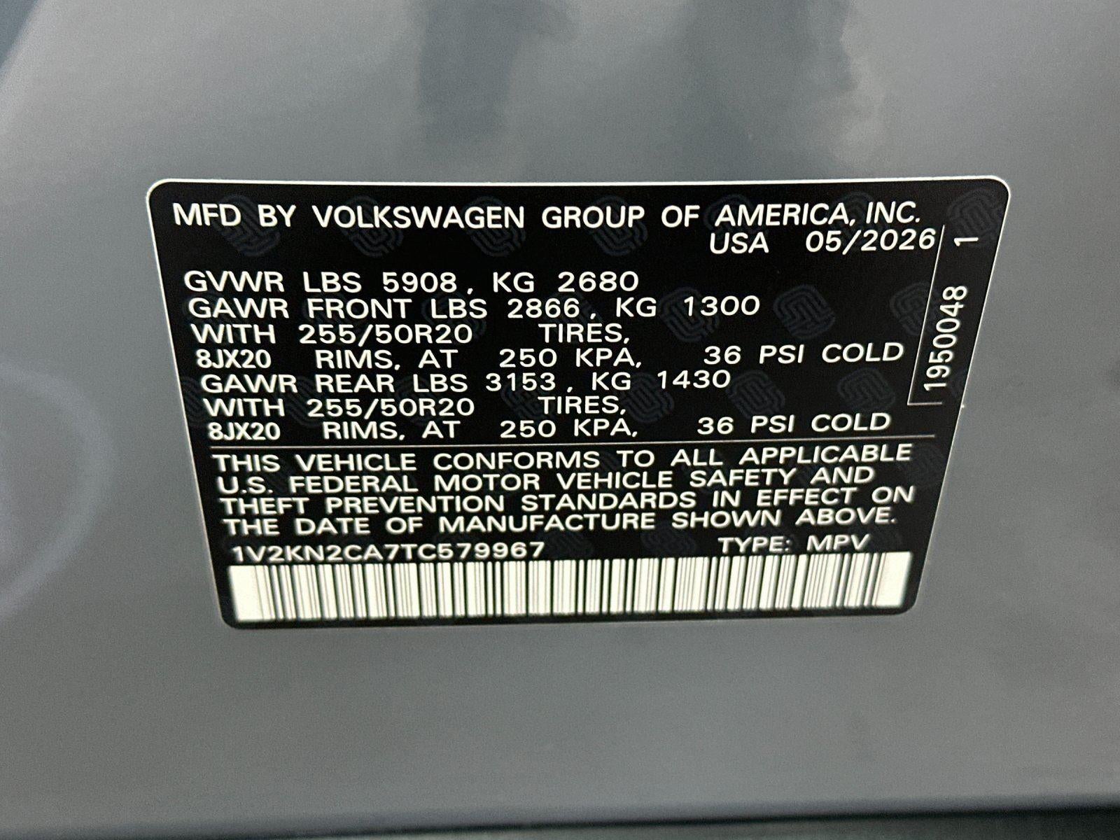 2026 Volkswagen Atlas 2.0T SE w/Technology
