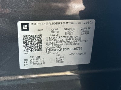 2021 Chevrolet Blazer RS