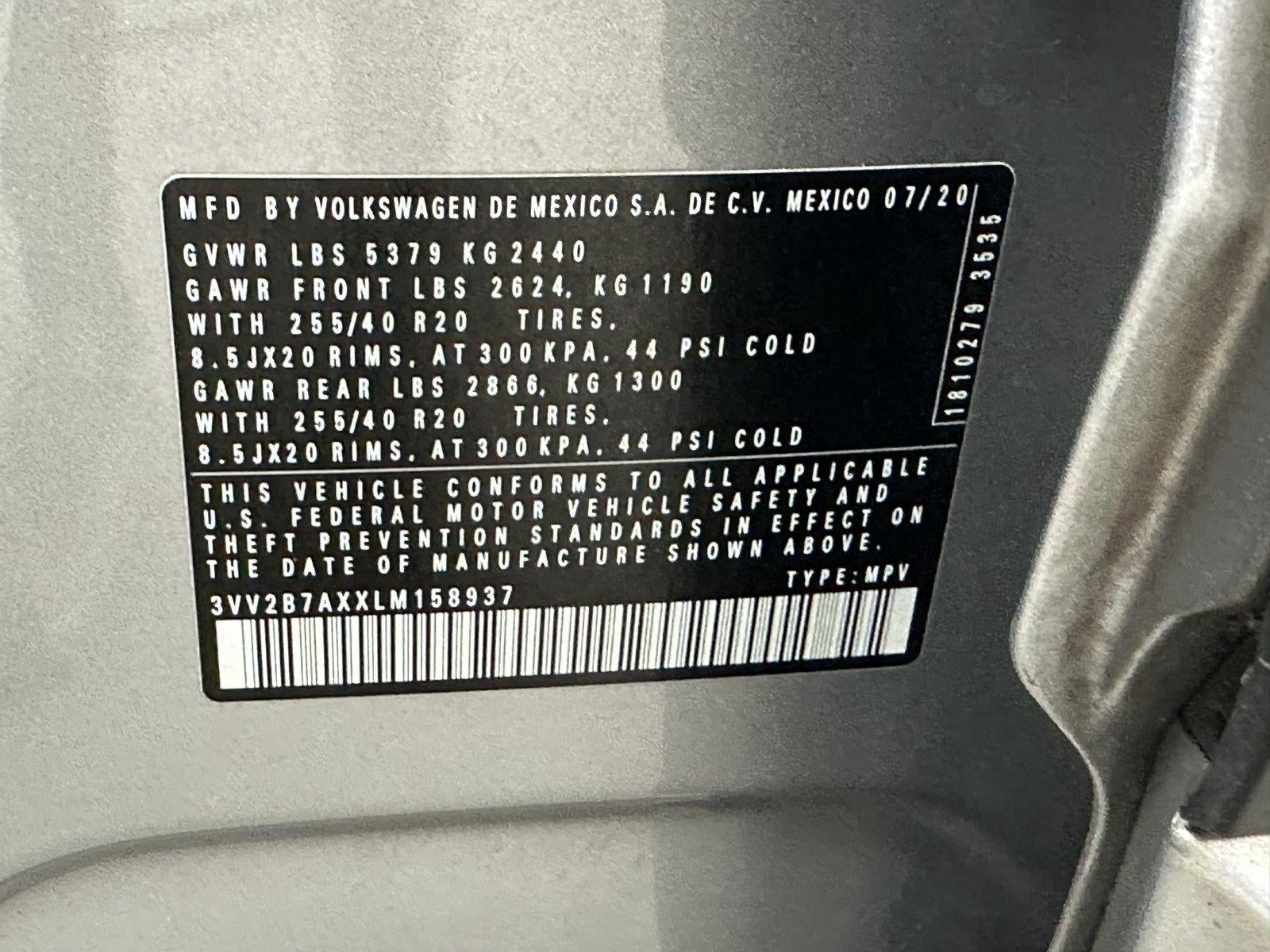 2020 Volkswagen Tiguan SE R-Line Black