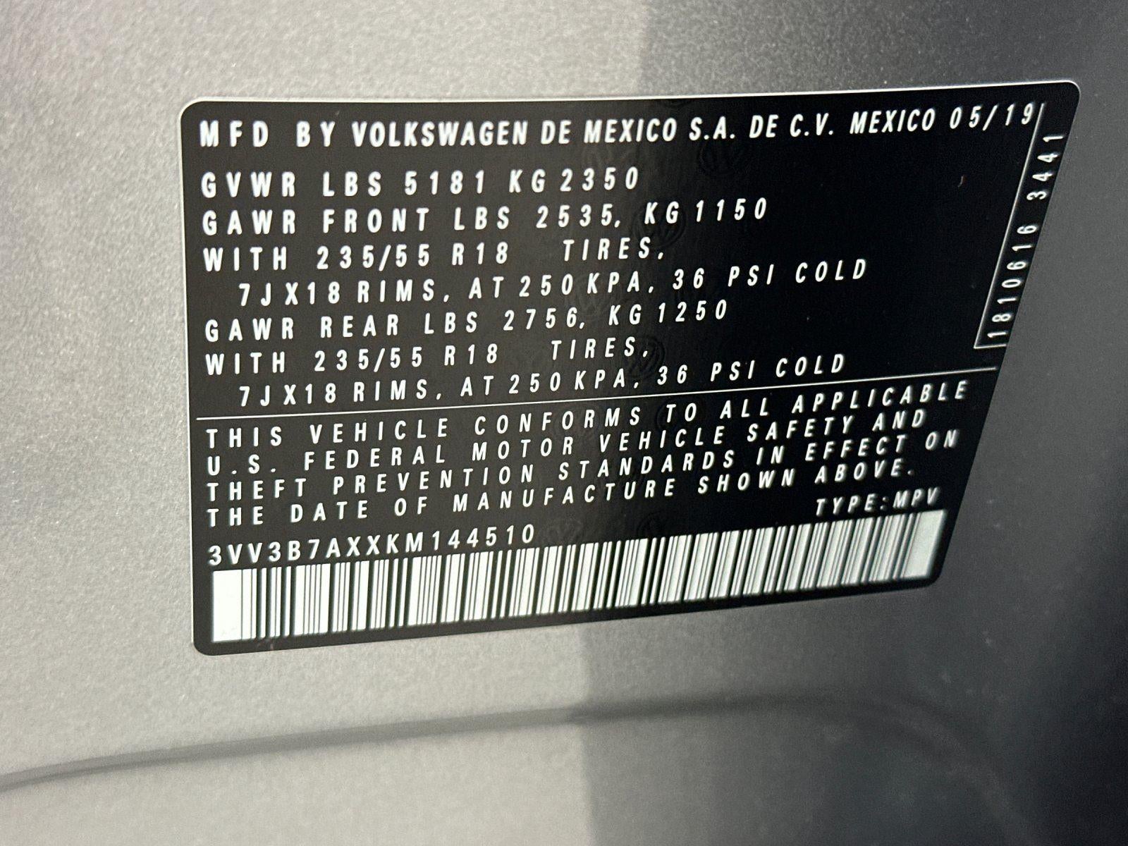 2019 Volkswagen Tiguan SEL