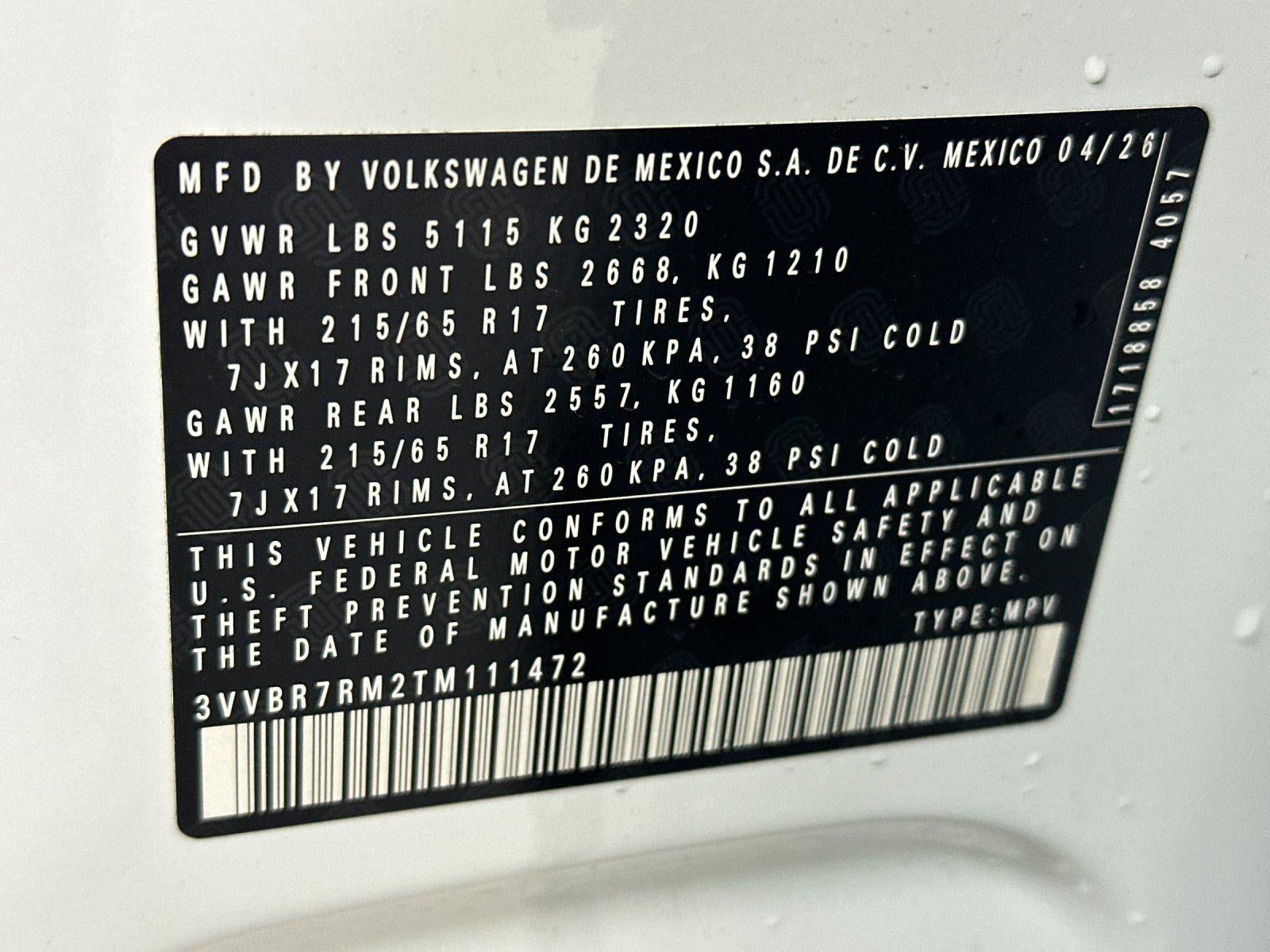 2026 Volkswagen Tiguan S