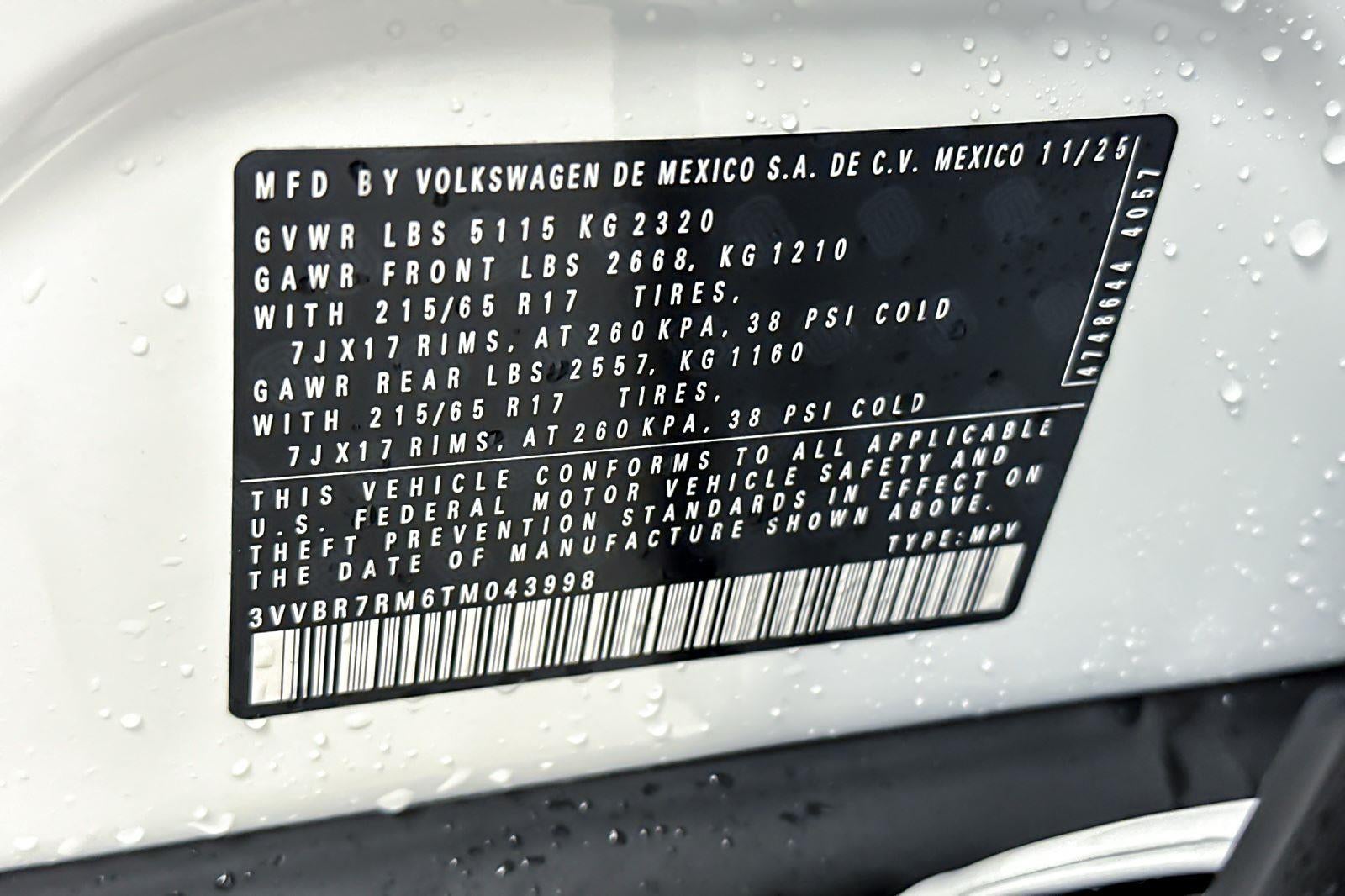 2026 Volkswagen Tiguan S