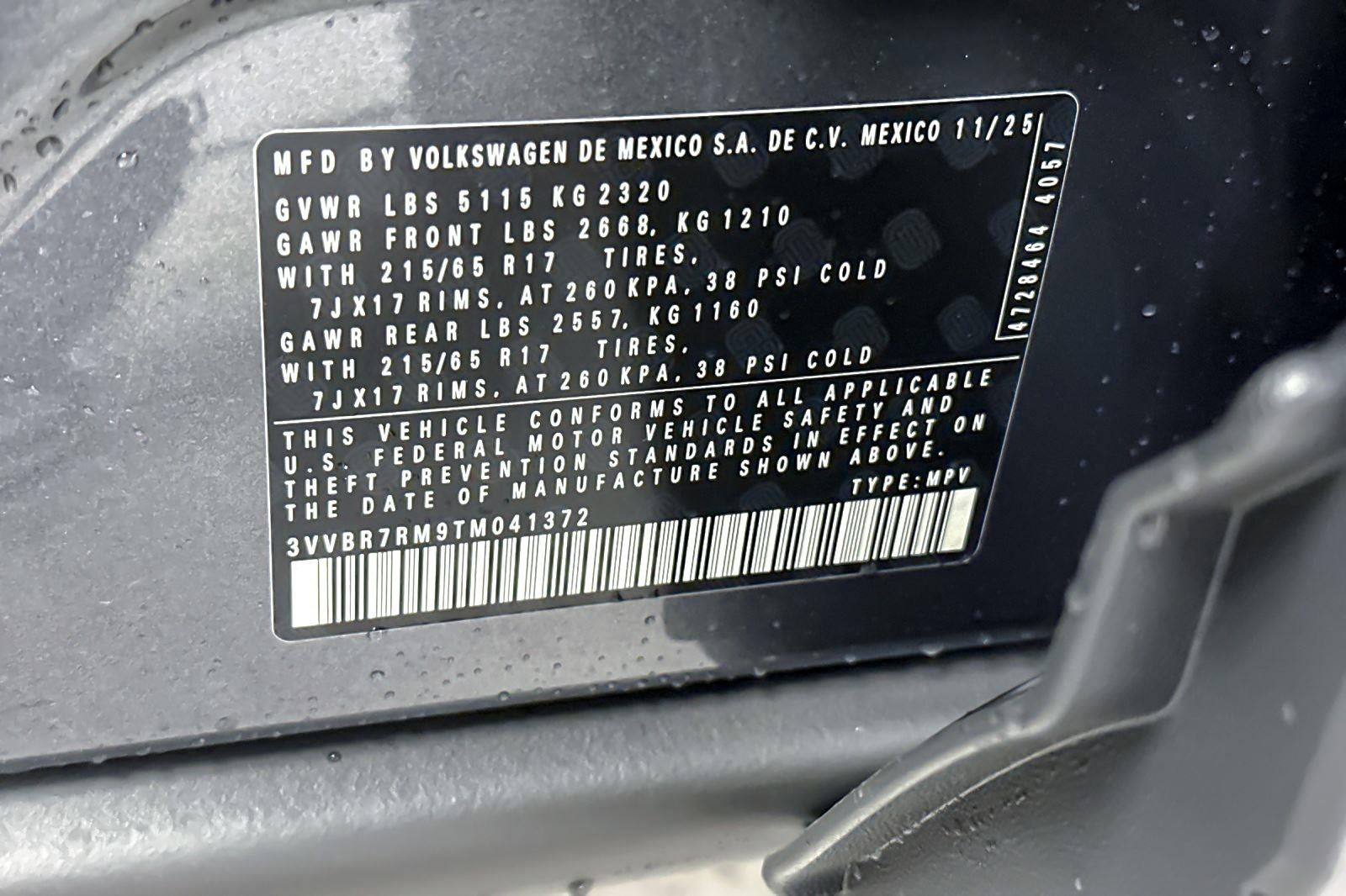 2026 Volkswagen Tiguan S