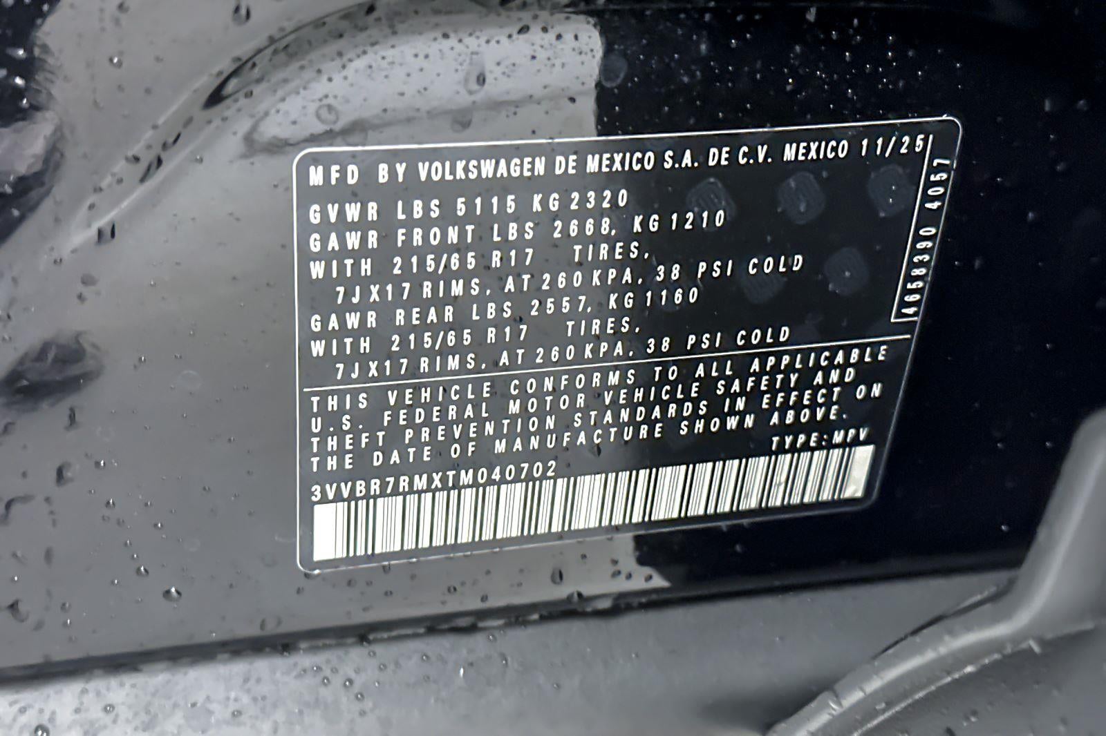 2026 Volkswagen Tiguan S