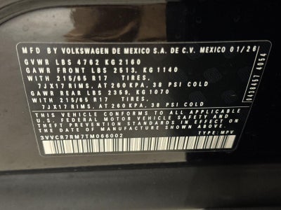 2026 Volkswagen Tiguan S