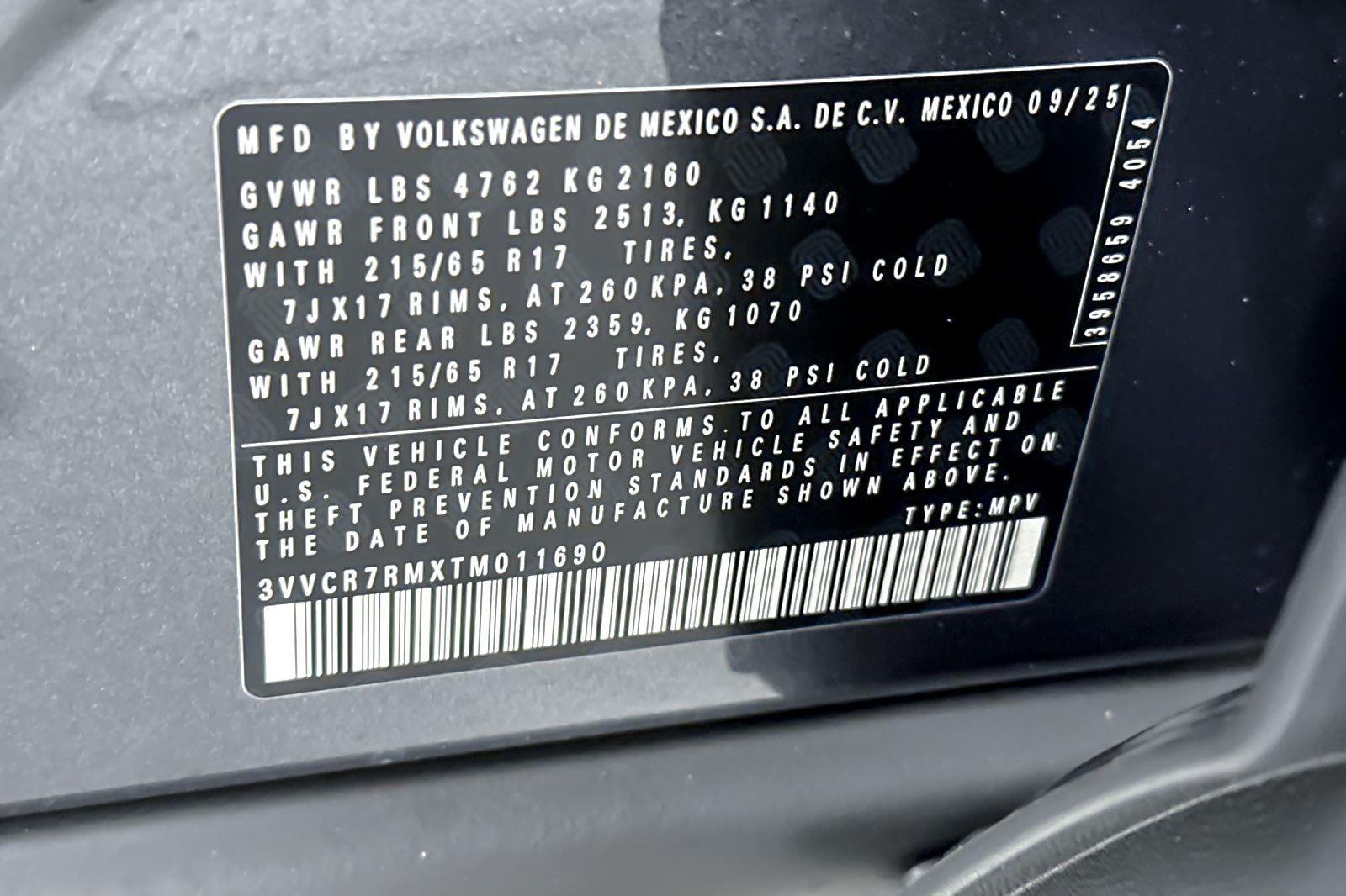 2026 Volkswagen Tiguan S