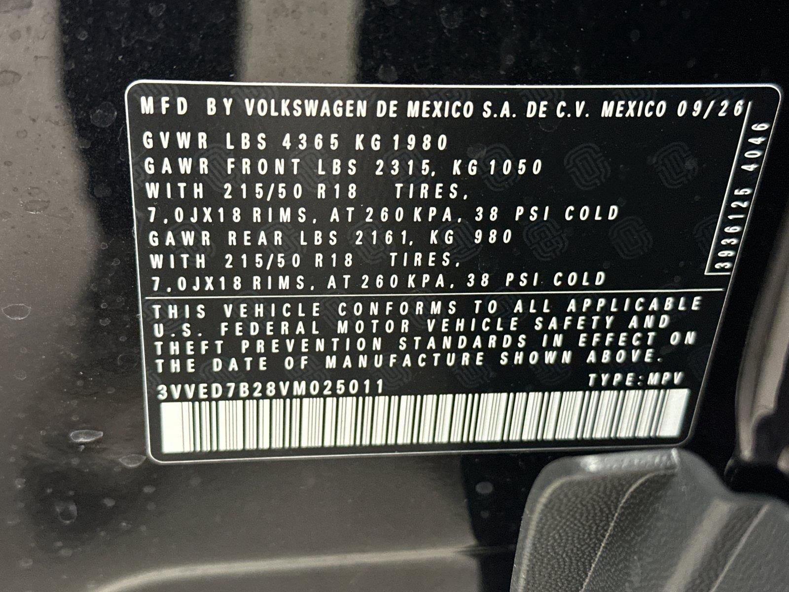 2027 Volkswagen Taos SE