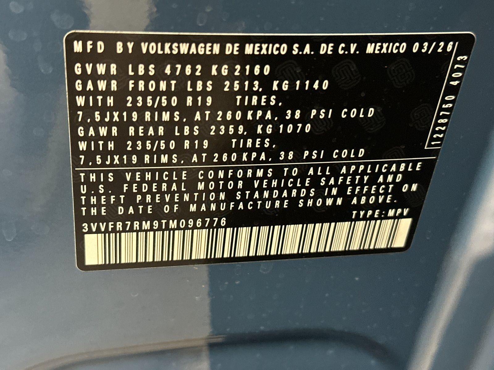 2026 Volkswagen Tiguan SE