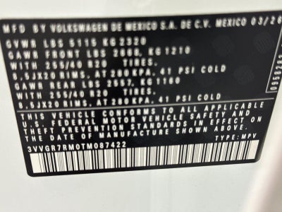 2026 Volkswagen Tiguan SE R-Line Black