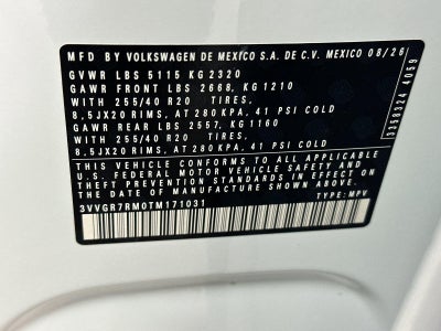 2026 Volkswagen Tiguan SE R-Line Black