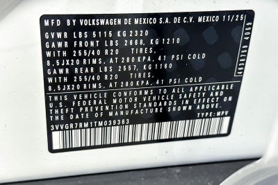 2026 Volkswagen Tiguan SE R-Line Black