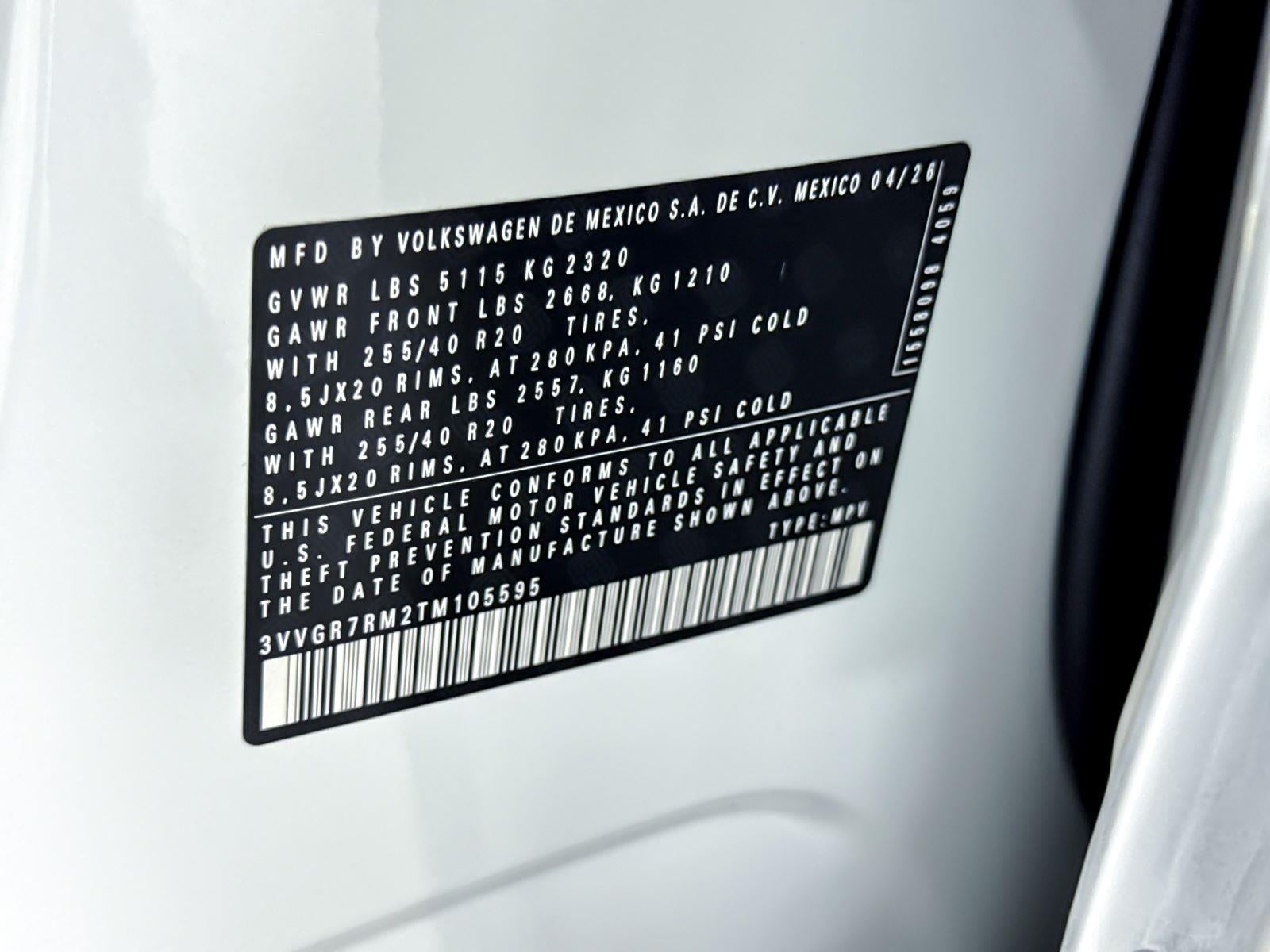 2026 Volkswagen Tiguan SE R-Line Black