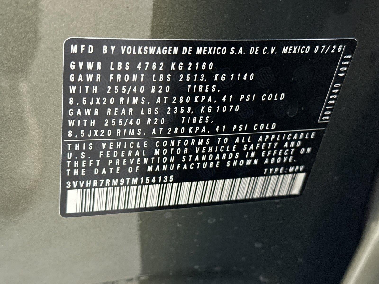 2026 Volkswagen Tiguan SE R-Line Black