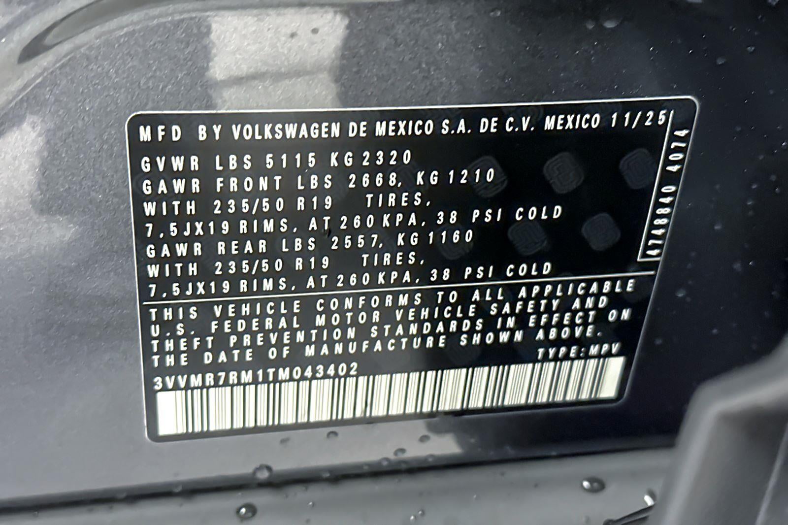 2026 Volkswagen Tiguan SE