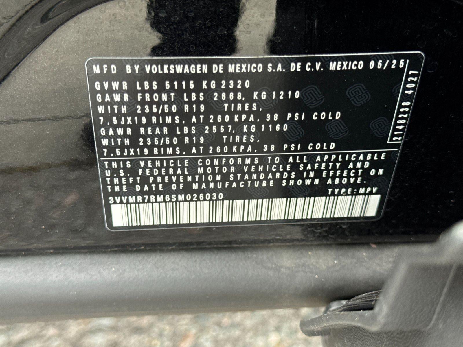 2025 Volkswagen Tiguan SE