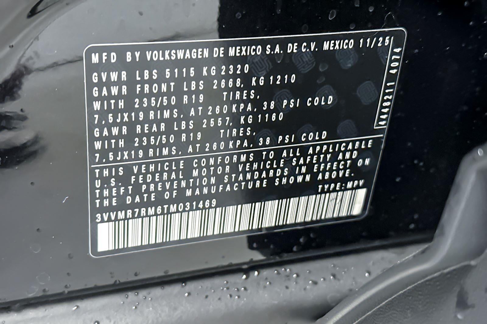 2026 Volkswagen Tiguan SE