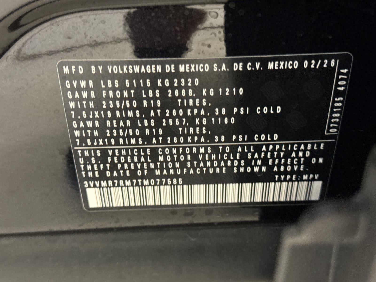 2026 Volkswagen Tiguan SE