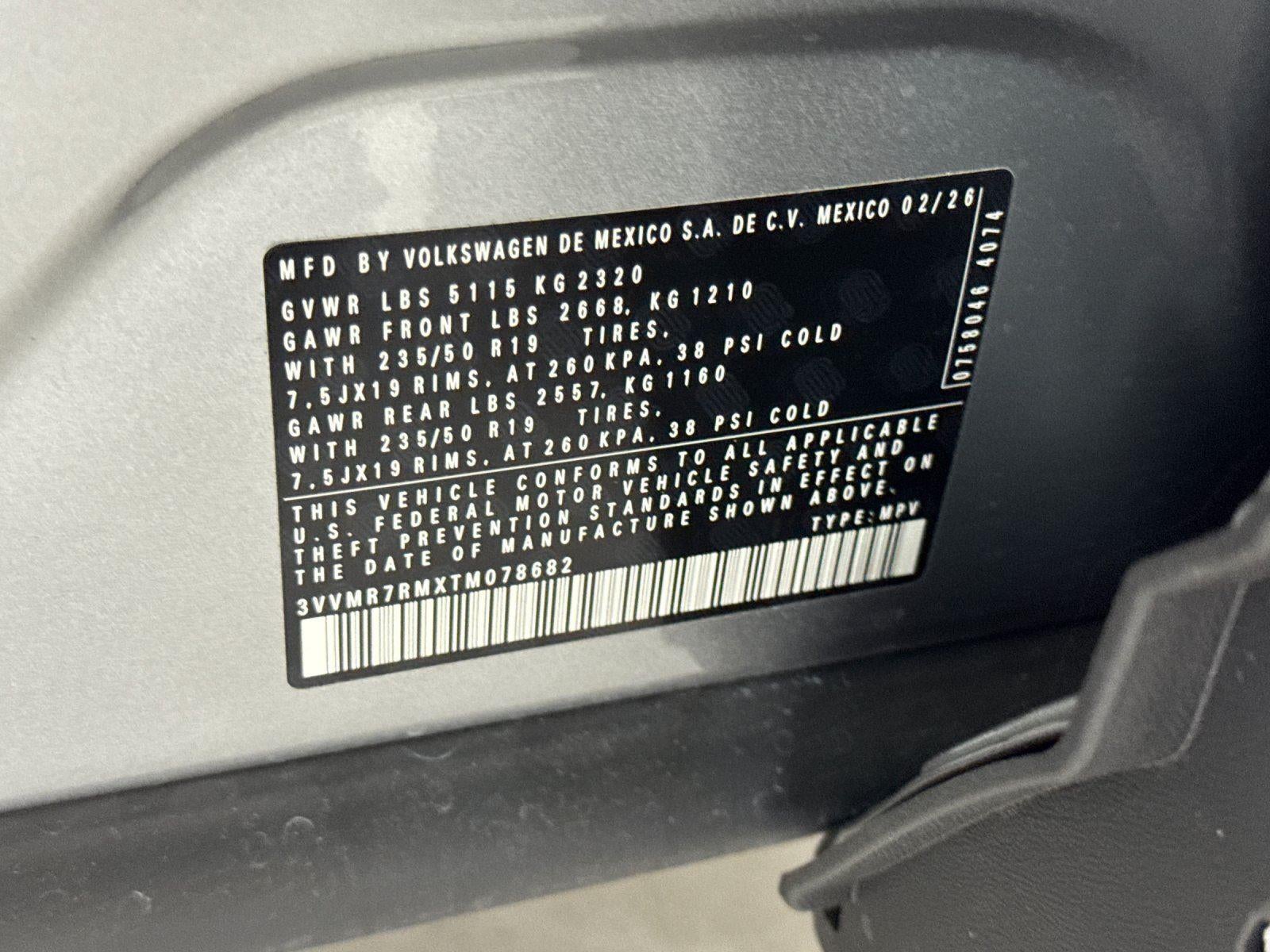 2026 Volkswagen Tiguan SE